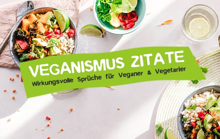 Zitate für Vegetarier und Veganer