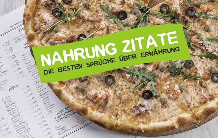 Zitate über Nahrung und Kochen