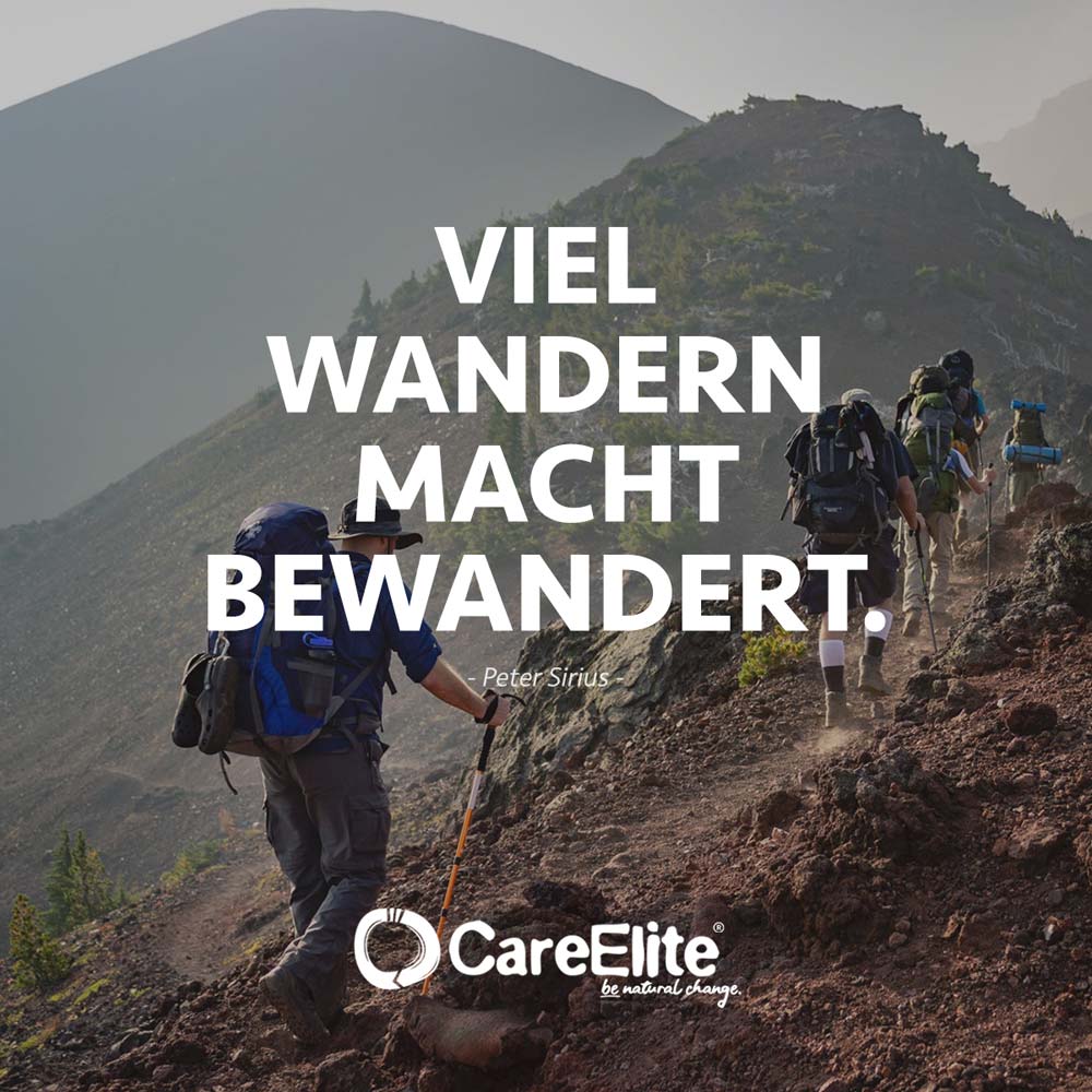 Viel Wandern macht bewandert Zitat