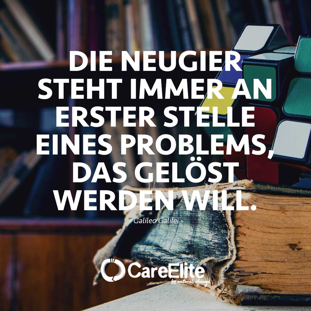 Neugier steht immer an erster Stelle Zitat Galileo Galilei