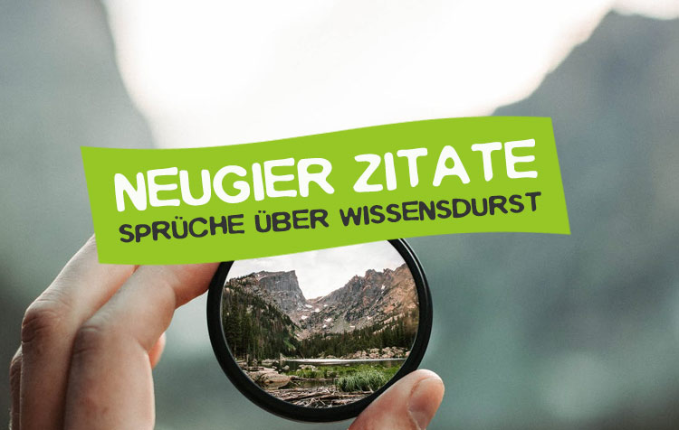 Neugier Zitat und Sprüche über Wissensdurst